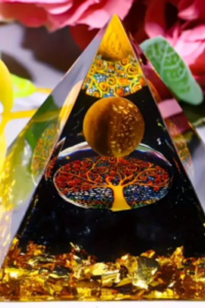 Orgone Enerji Piramidi – Kaplan Gözü  Obsidyen Taşı