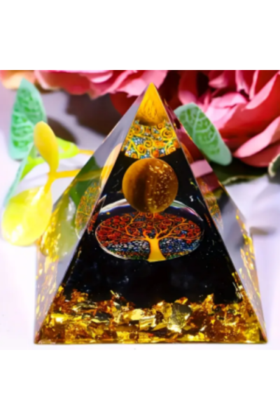 Orgone Enerji Piramidi – Kaplan Gözü  Obsidyen Taşı