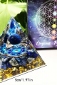 Lapis Lazuli  Bakır Alaşımlı Orgone Enerji Piramidi