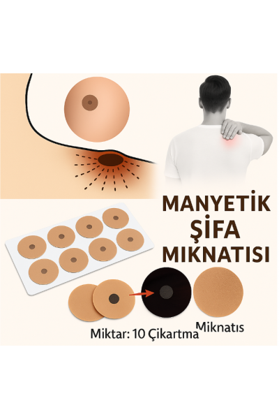 Manyetik Akupresür Vücut Noktaları Seti – Manyetik Şifa Mıknatısı