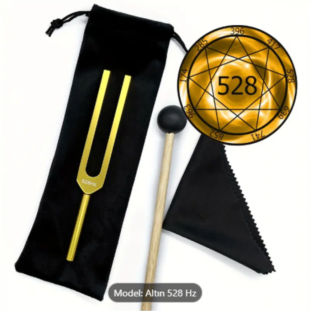 528Hz Çakra Altın DNA Onarım Seti – Akustik Çatal