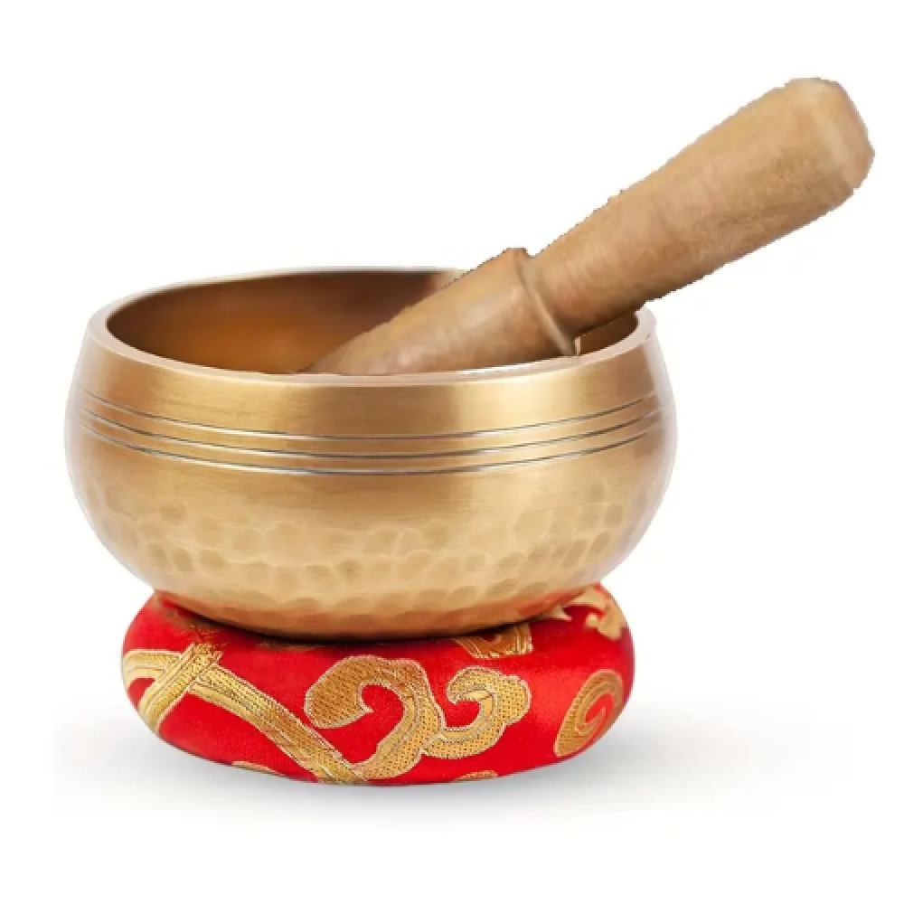 Tibet Şifa kasesi 8.0 cm El Yapımı Tibet Kasesi Seti - Ses Şifası, Çakra Dengesi Frekans Kasesi