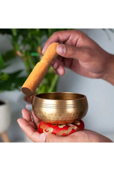 Tibet Şifa kasesi 8.0 cm El Yapımı Tibet Kasesi Seti - Ses Şifası, Çakra Dengesi Frekans Kasesi