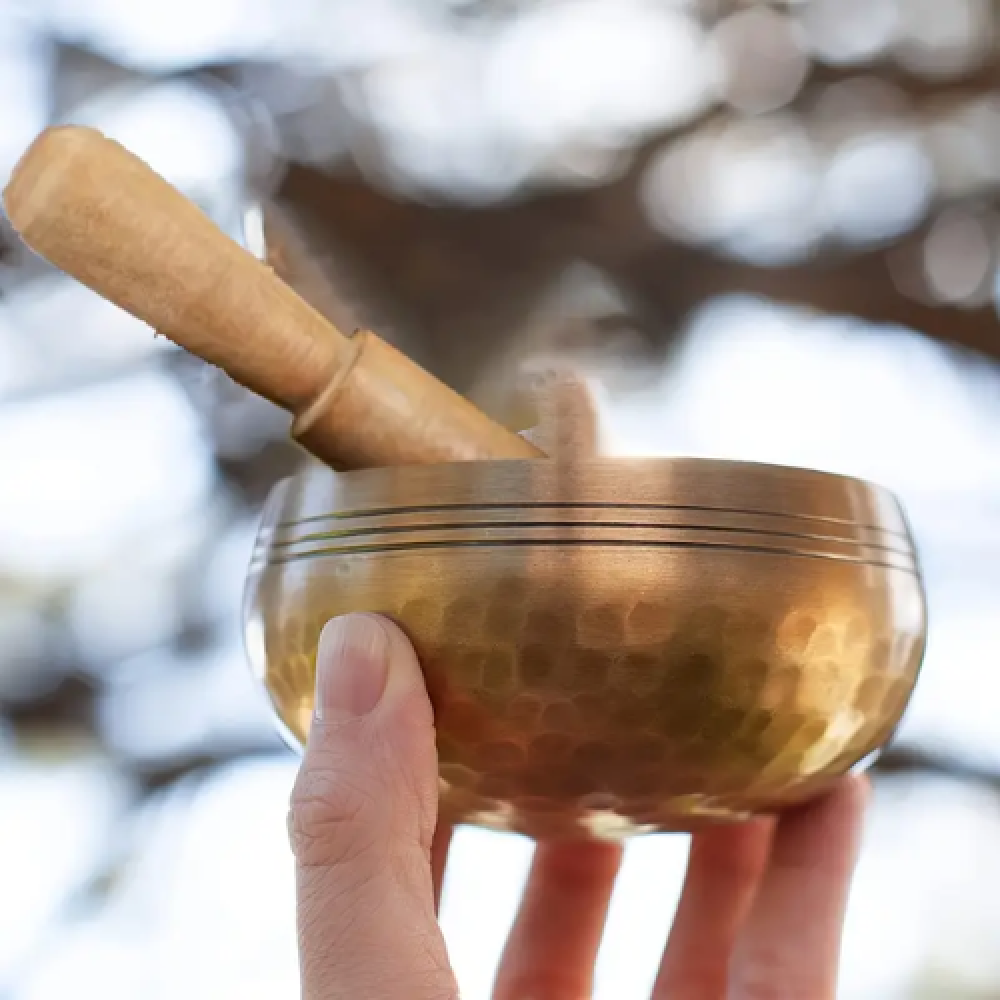 Tibet Şifa kasesi 8.0 cm El Yapımı Tibet Kasesi Seti - Ses Şifası, Çakra Dengesi Frekans Kasesi