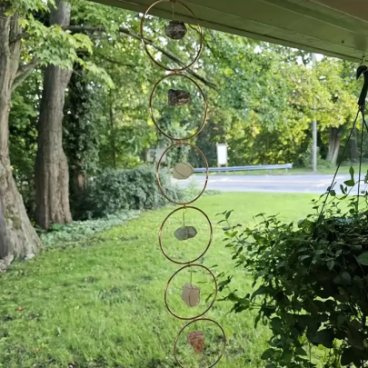7 Çakra Doğal Taşlı Kristal Taş Duvar Askısı