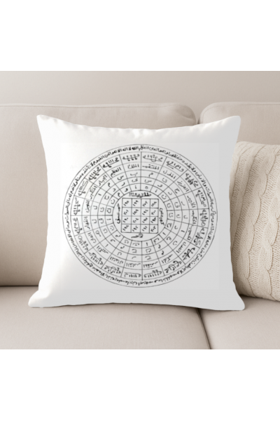 Yastık & Kırlent Kılıfı - Cennetül Esma Koruyucu Tılsımlı  40*40 Ebatında
