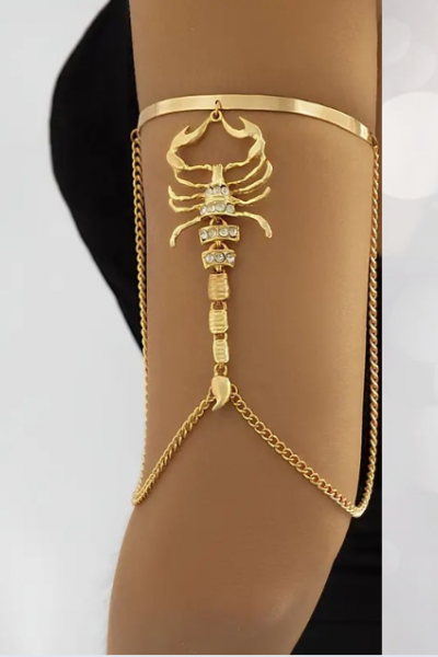 Gotik Akrep Kol Bileziği Kolluk Punk Tarzı Hayvan Temalı