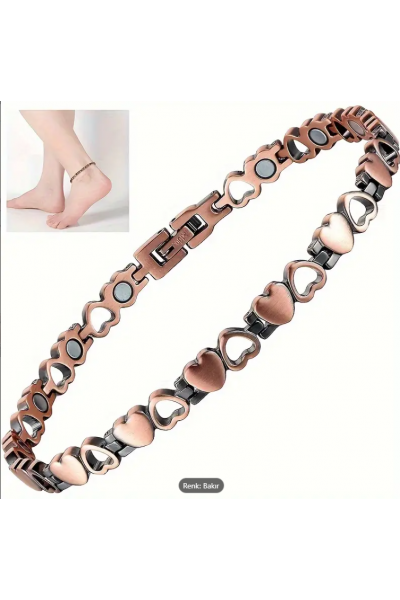 Bileklik Vintage Katı Bakır – 3500 Gauss Manyetik Etki Bileklik Vintage Katı Bakır – 3500 Gauss Manyetik Etki