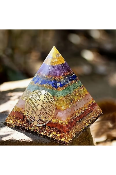 7 Katmanlı Çakra Hayat Çiçeği Orgon Piramidi 7 Katmanlı Çakra Hayat Çiçeği Orgon Piramidi