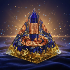 Enerjinizi Yükseltin: Bakır Sarmallı Lapis Lazuli Piramit