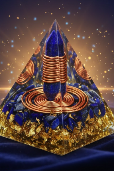 Enerjinizi Yükseltin: Bakır Sarmallı Lapis Lazuli Piramit