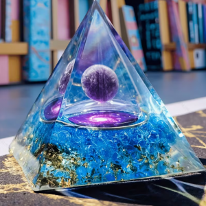 Orgon Bakır Ametis Vorteks Kristal Piramit