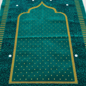 Kadife Dodya Üst Kalite Seccade Yeşil