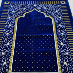 Kadife Dodya Üst Kalite Seccade Mavi