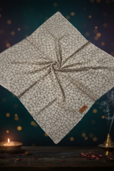 Desenli Pamuk Eşarp Kaplan Desen Soft Doku (100x100 cm) Desenli Pamuk Eşarp Kaplan Desen Soft Doku (100x100 cm)