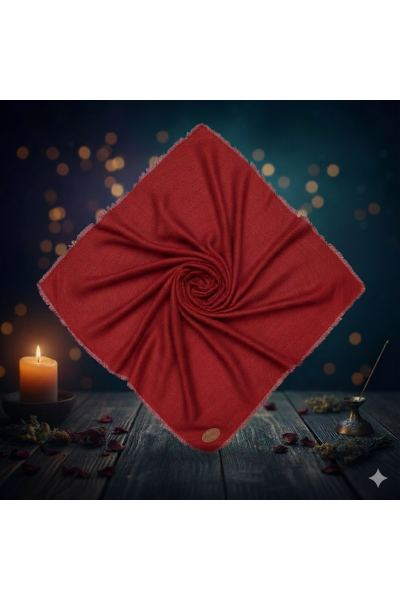 Flamlı Pamuk Eşarp Kırmızı – %100 Kesik Kumaş, Kaymaz Soft Doku (100x100 cm) Flamlı Pamuk Eşarp Kırmızı – %100 Kesik Kumaş, Kaymaz Soft Doku (100x100 cm)