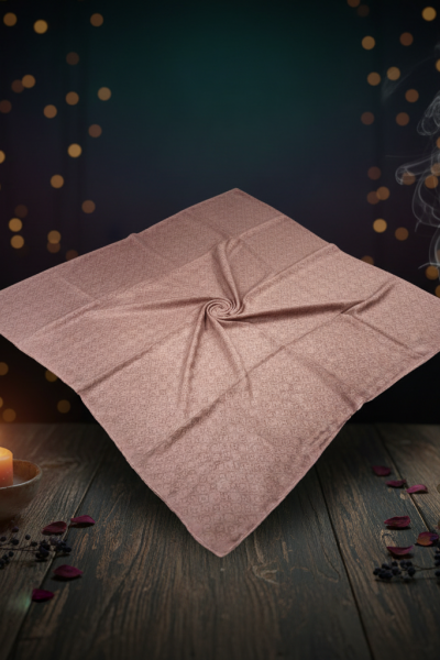 Desenli Pamuk Eşarp Açık Kahve Soft Doku (100x100 cm) Desenli Pamuk Eşarp Açık Kahve Soft Doku (100x100 cm)