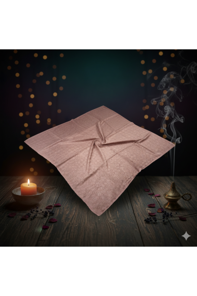 Desenli Pamuk Eşarp Açık Kahve Soft Doku (100x100 cm) Desenli Pamuk Eşarp Açık Kahve Soft Doku (100x100 cm)