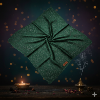 Desenli Pamuk Eşarp Haki Soft Doku (100x100 cm) Desenli Pamuk Eşarp Haki Soft Doku (100x100 cm)