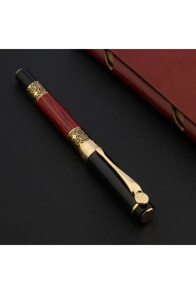 Dolma Kalem Metal Kırmızı Siyah M Uçlu Dolma Kalem Metal Kırmızı Siyah M Uçlu