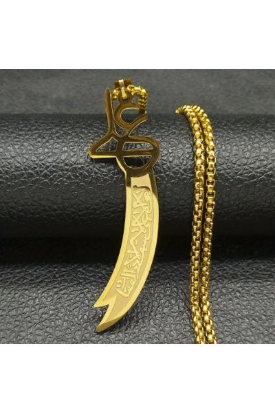 Hazreti Ali Zülfikar Kılıcı Kolye