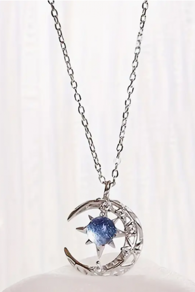 Ay ve Yıldız Şık Tasarım Kolye