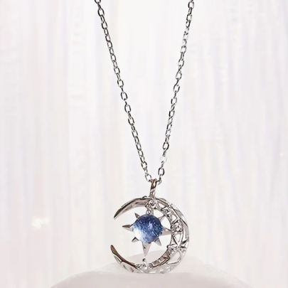 Ay ve Yıldız Şık Tasarım Kolye