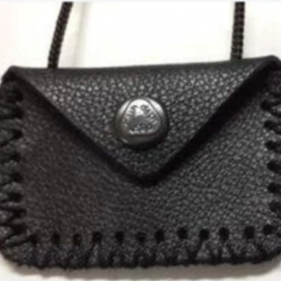 Tılsım Muska Deri Kılıf Ipli Boyun Cevşeni Kullanışlı Muska Kılıfı