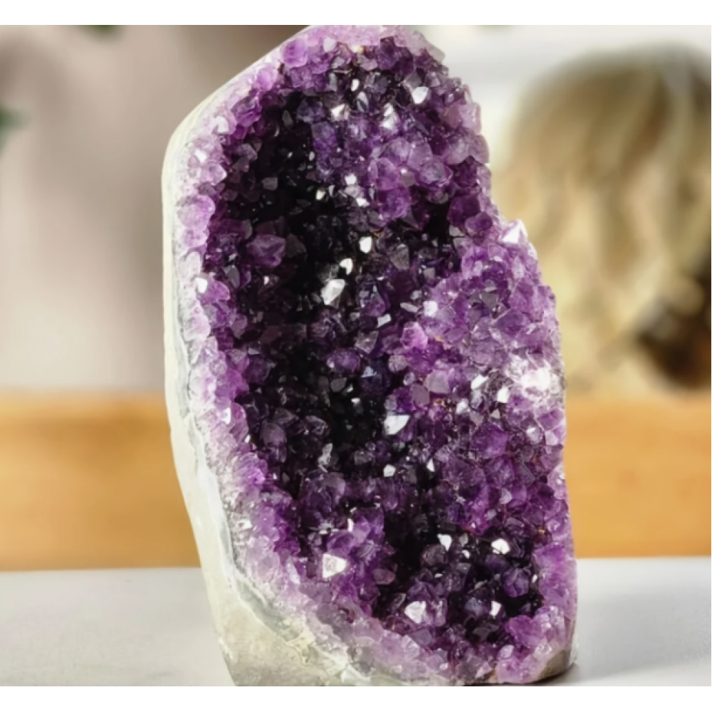 Kristal Doğal Ametist Taş Parçası – 1 Adet