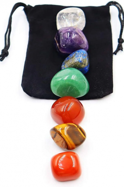 7 Çakra ( Özgüven Ve Cesaret Için Şifa ) Doğal Taş Set 7 Çakra ( Özgüven Ve Cesaret Için Şifa ) Doğal Taş Set