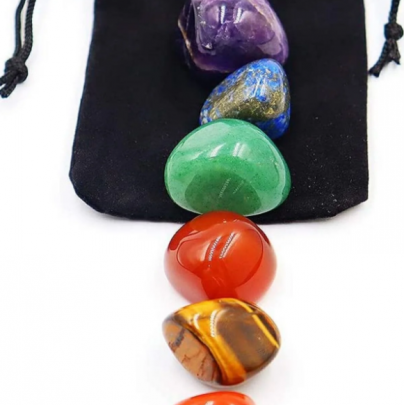 7 Çakra ( Özgüven Ve Cesaret Için Şifa ) Doğal Taş Set 7 Çakra ( Özgüven Ve Cesaret Için Şifa ) Doğal Taş Set