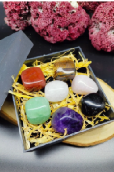 Çakra Doğal Taş Set 7 Çakra Büyük Boy Çakra Doğal Taş Set 7 Çakra Büyük Boy