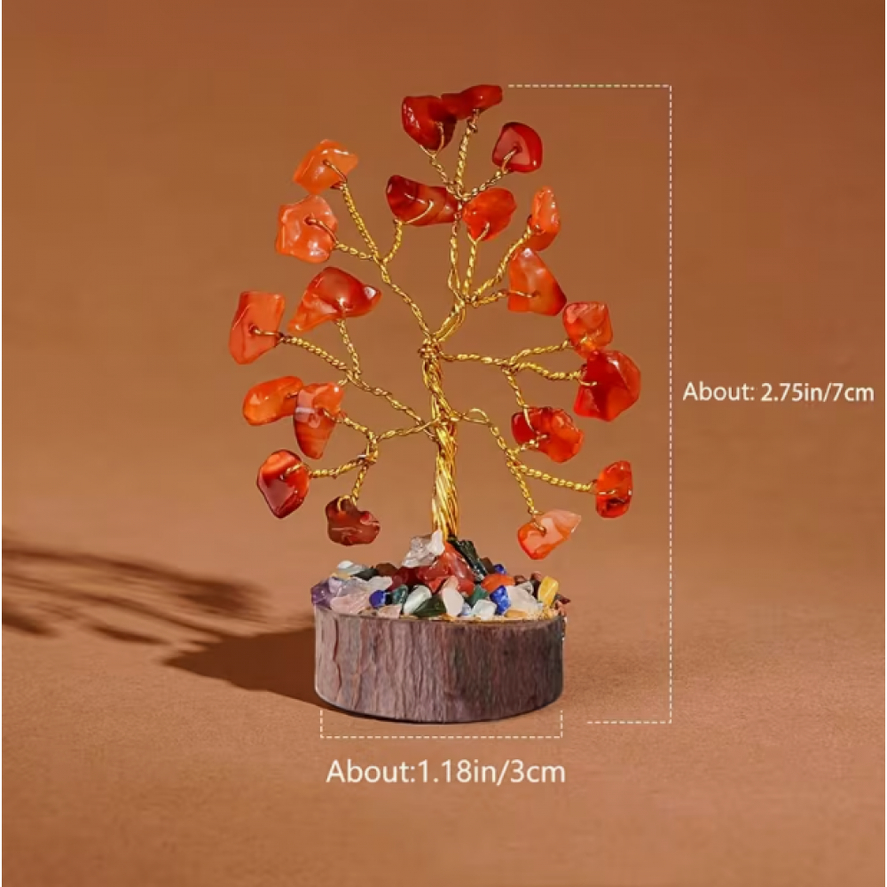 Doğal Taşlı Hayat Ağacı Orjinal Kütük Taban