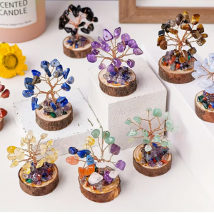 Doğal Taşlı Hayat Ağacı Orjinal Kütük Taban