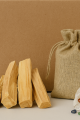 Palo Santo Tütsü Seti – 4 Adet Palo Santo Çubuğu ve Doğal Kristal Taşlar
