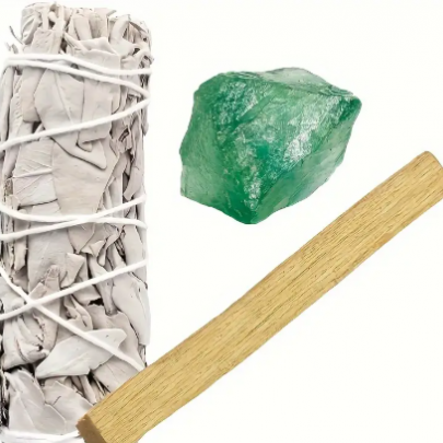 Adaçayı, Aventurin Taşı ve Palo Santo Tütsü Seti