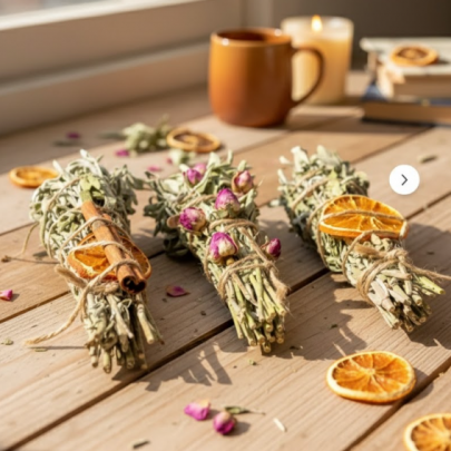 3’lü Aşk, Enerji ve Arınma Ritüel Seti – Adaçayı Tütsü & Tomurcuk Güllü 3’lü Aşk, Enerji ve Arınma Ritüel Seti – Adaçayı Tütsü & Tomurcuk Güllü