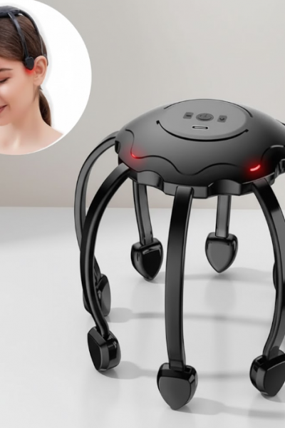 8 Başlıklı Kafa Masaj Aleti USB Şarjlı Rahatlatıcı 8 Başlıklı Kafa Masaj Aleti USB Şarjlı Rahatlatıcı