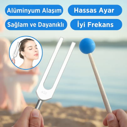 432Hz  Frekans Alüminyum Şifa Çatalı
